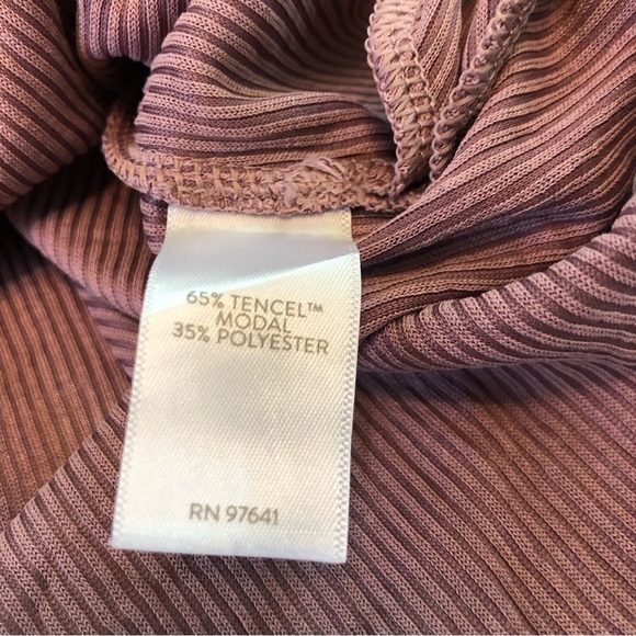 J Jill Purple Ribbed Pullover Long Sleeve Cowl Neck Sweater Womens Size XL Tall - Picture 8 of 9